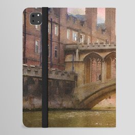 Cambridge Punting - Bridge of Sighs at Sunset iPad Folio Case