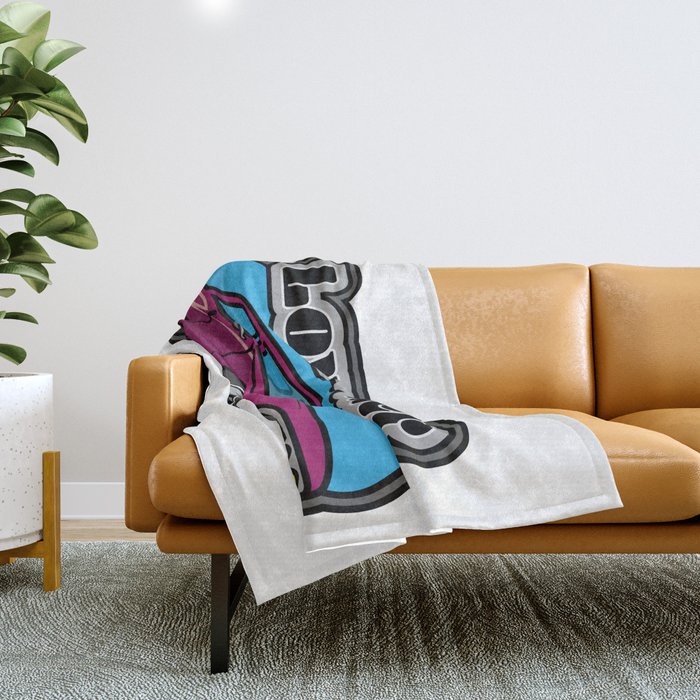 Lowrider Car Throw Blanket by Phil Tessier Society6