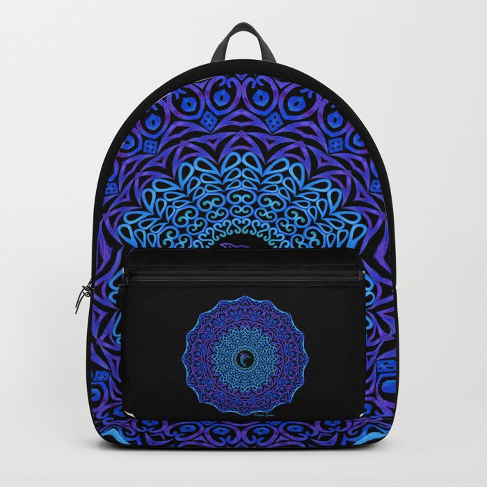 Tribal Dolphin Mandala Backpack