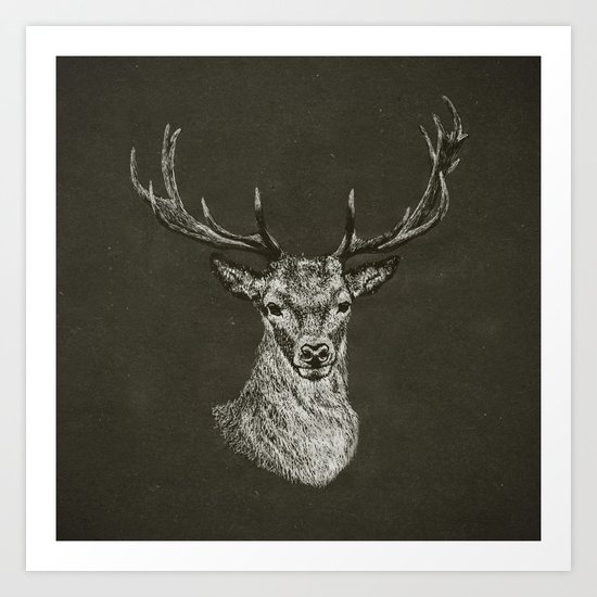 DEER Art Print
