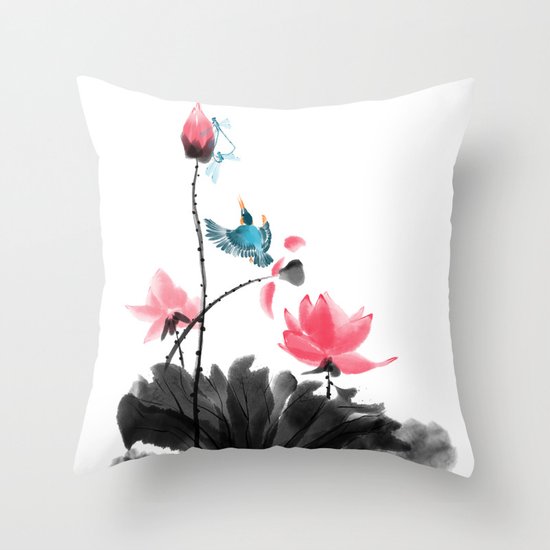 Shh... Throw Pillow