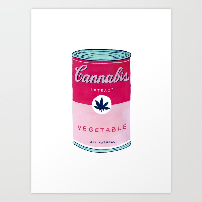 Cannabis Soup Art Print