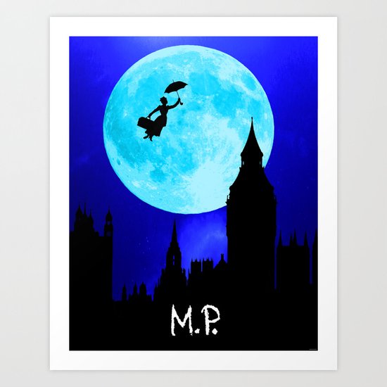 Poppins Terrestrial Art Print