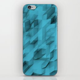 low poly texture iPhone Skin