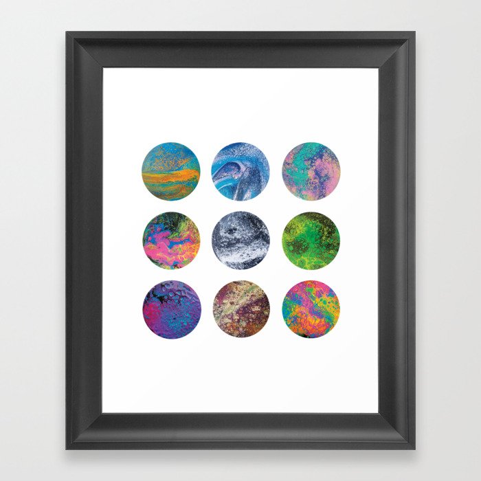 Solar System Framed Art Print