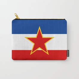 Flag of Yugoslavia Carry-All Pouch | Digital, Yugoslavian, Curated, Yugoslavia, Pride, Flag, Croatia, Serbia, Albania, Patriot 