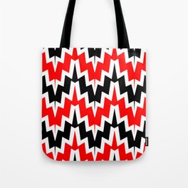 Abstract geometric pattern - red. Tote Bag
