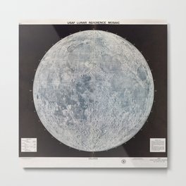 Vintage Lunar Moon Map, 1960s Metal Print | Decor, Vintage, Boysroom, 1960S, Chart, Print, Explore, Photo, Kidsroom, Surface 