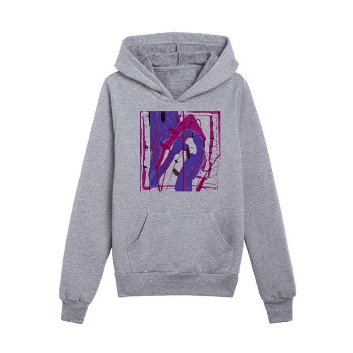 Abstract Art. Contemporary Painting.  Kids Pullover Hoodie