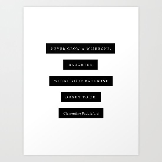 Backbone Art Print