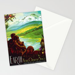 Earth - Your Oasis in Space Stationery Card