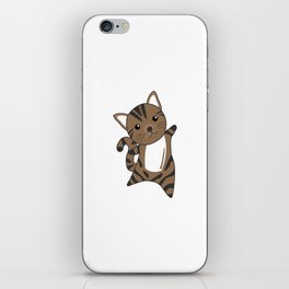 Cat Cute Animals Cats For Kids Funny Animals iPhone Skin