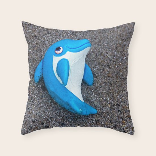 Beached Throw Pillow