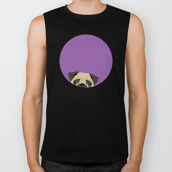Pug Biker Tank