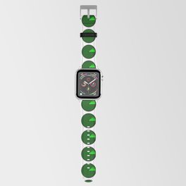 Radar Screen With A Green UFO Dot Apple Watch Band