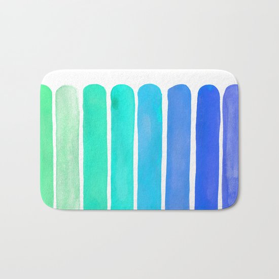 Ocean Blue Bath Mat