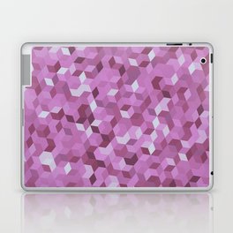 Merune, Pink, White Colorful Hexagon Design  Laptop Skin