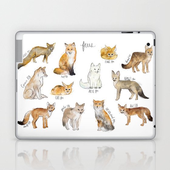 Foxes Laptop & iPad Skin