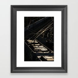 Train tracks Framed Art Print