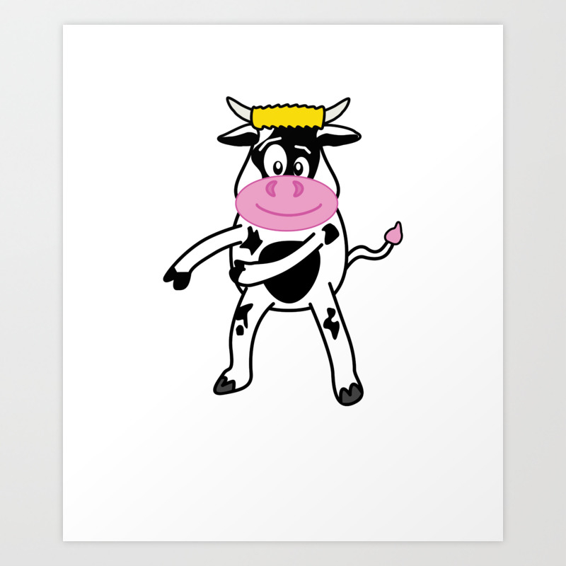 Trends Exercise Movement Flossing Gift Floss Dance Move Cow Art