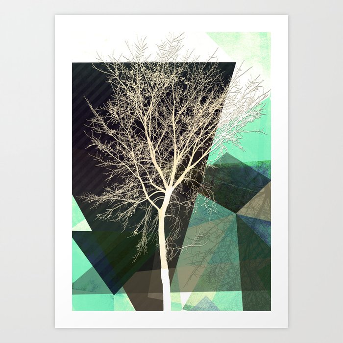 LONELY TREE Art Print