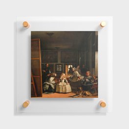 Diego Velázquez (Spanish, 1599-1660) - LAS MENINAS (Spanish for The Ladies-in-waiting) - 1656 - Baroque - Golden age - Genre painting - Oil on canvas - Digitally Enhanced Version - Floating Acrylic Print