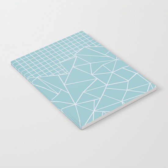 Ab Outline Grid Salty Notebook