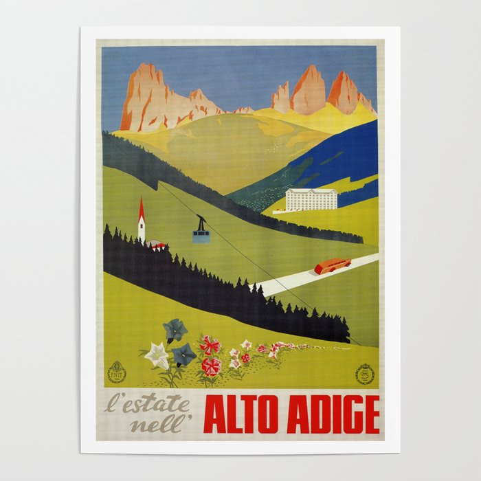 Alto Adige South Tyrol Poster