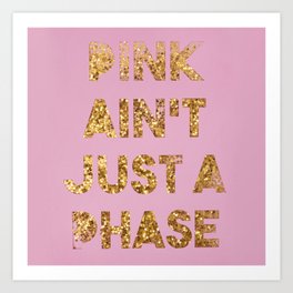 Pink lover Art Print