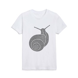 Squiggle Snail Kids T Shirt