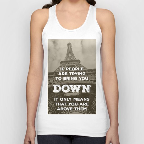 Eiffel tower Unisex Tank Top