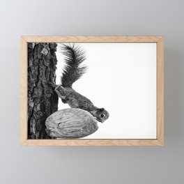 Squirrel Tree-t Framed Mini Art Print