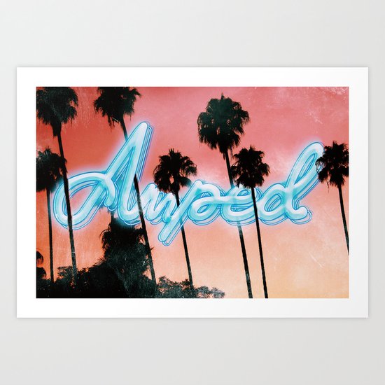 Amped Art Print