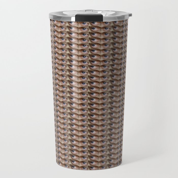 Steve Buscemi's Eyes Tiled Travel Mug