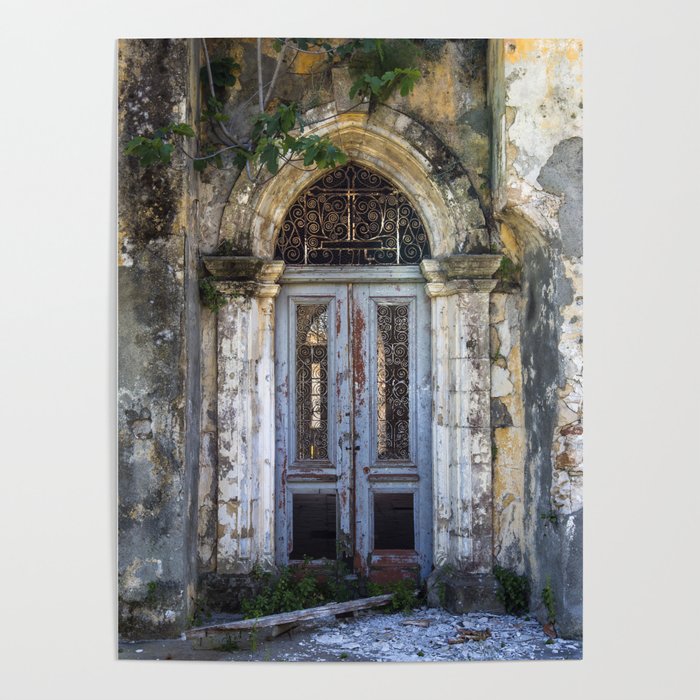 Derelict Doorway Poster