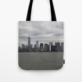 Fifty Shades of Grey NYC Manhattan Skyline Tote Bag