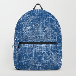 Beijing City Map of China - Blueprint Backpack