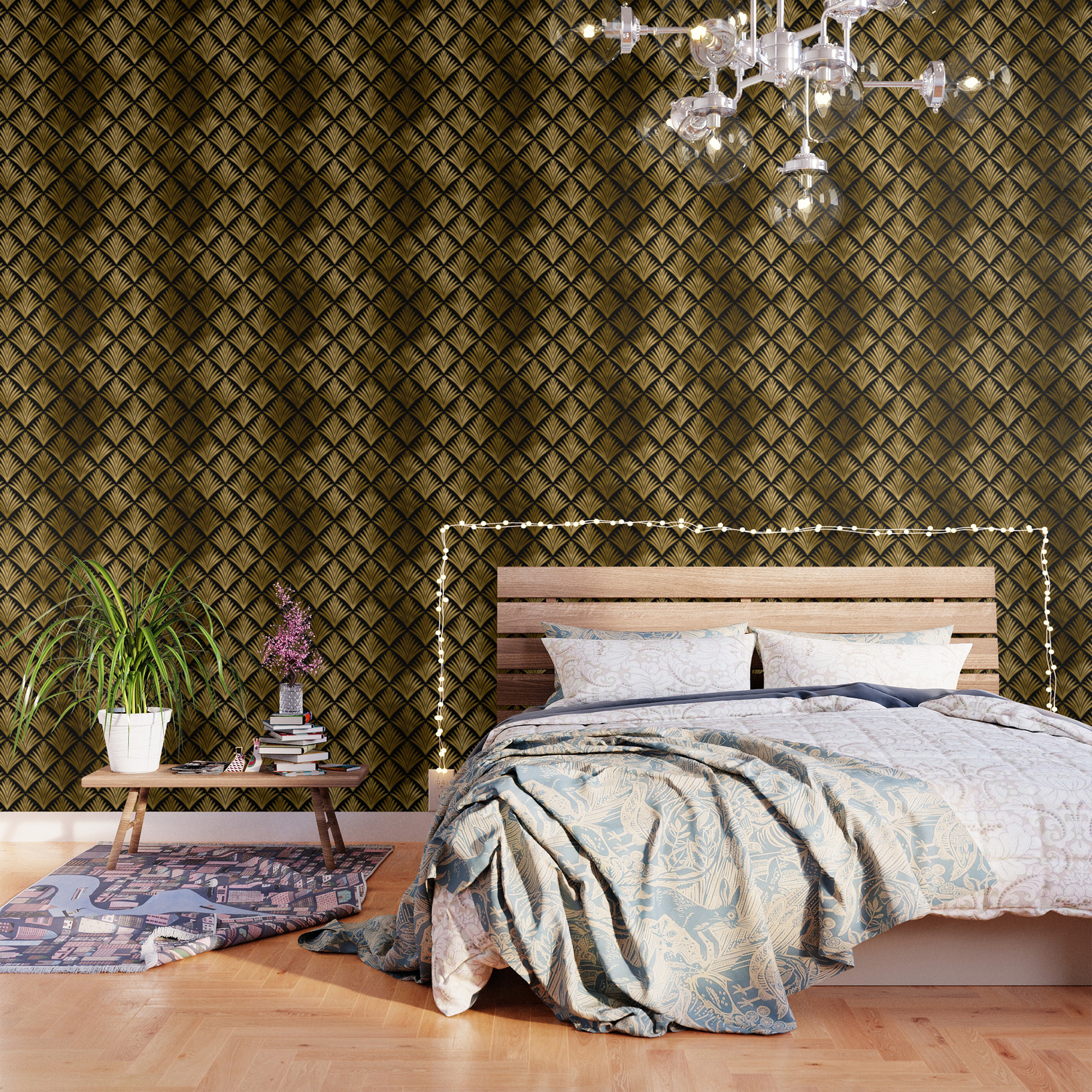 Luxurious Black And Gold Art Deco Elegant Pattern Wallpaper By Dec02 Society6 Get elegant gold background designs for your device, website and more hd to 4k quality ready for commercial use download for free! society6