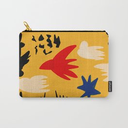 Yellow day abstract african art Carry-All Pouch