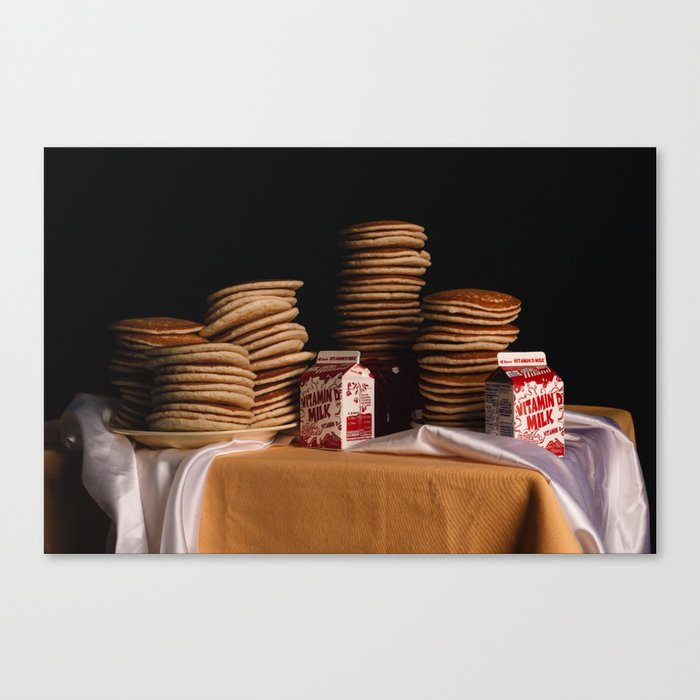 Pancake Still Life Canvas Print