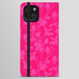 Pantone Innuendo spring summer 2022 floral magnolia design iPhone Wallet Case