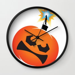 Halloween—Flash Back Jack Wall Clock