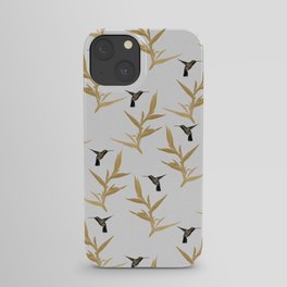 Hummingbird & Flower II iPhone Case