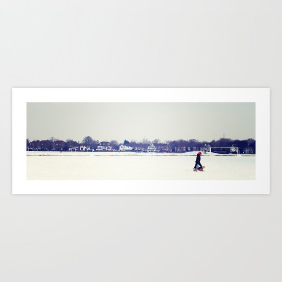 Snow. Art Print