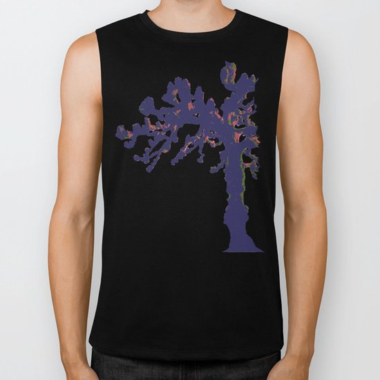pop winter tree Biker Tank