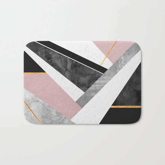 Lines & Layers 1 Bath Mat