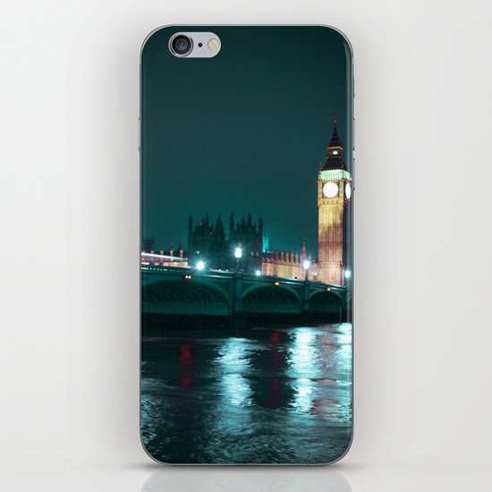 Big Ben and Houses of Parliament, Aquamarine iPhone & iPod Skin