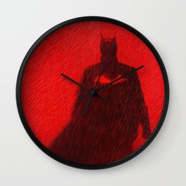 Bat Man Wall Clock