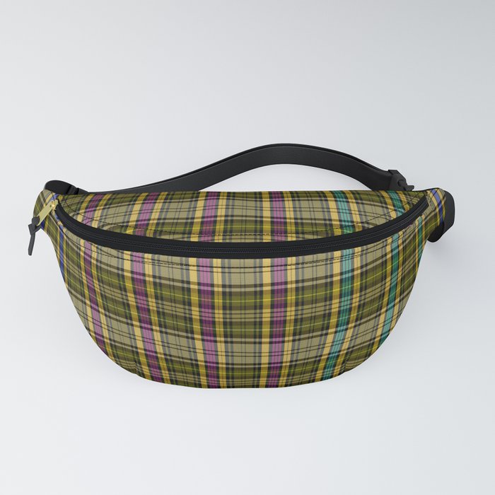 plaid fanny pack
