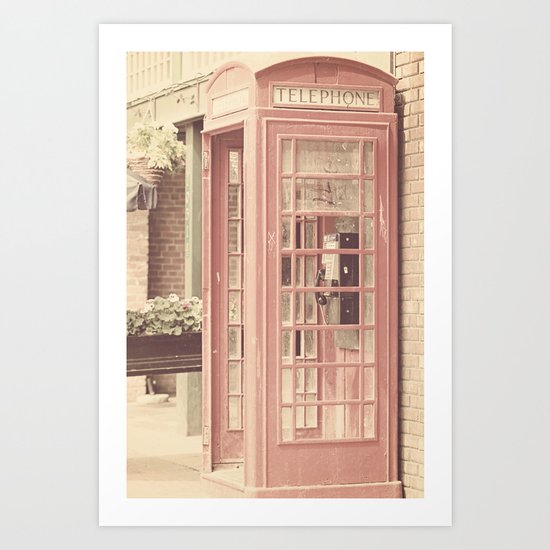 London is calling my name Art Print